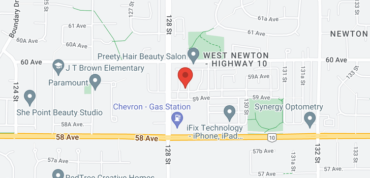 map of 5933 128A STREET
